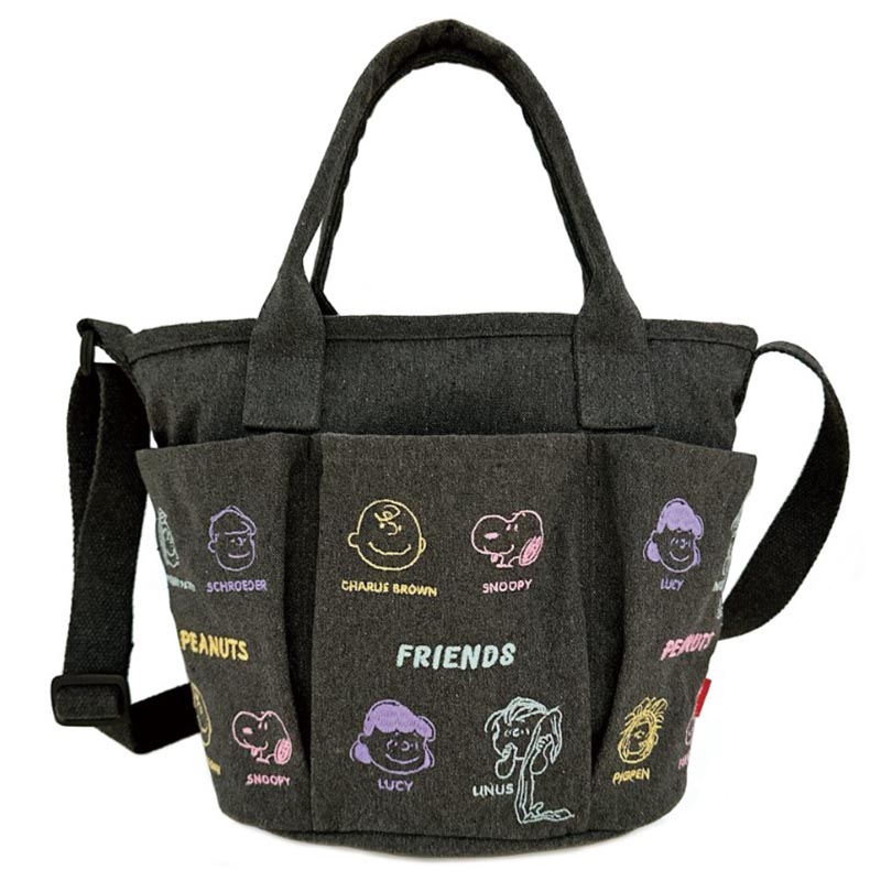 ROOTOTE /PEANUTS スヌーピー IP.デリ.ポケッツ.Peanuts-OC Dark Gray/842102